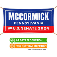 a banner with the name of the state of pennsylvania