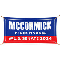 a blue and red banner with the name of the state of pennsylvania