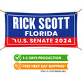 a banner with the words rick scott florida on it