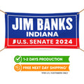 a banner with the name of the bank of indiana