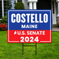 a political sign in front of a house
