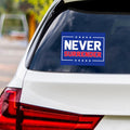 Never Surrender 2024 Sticker Vinyl Decal - Trump 2024, Donald Trump For President 2024, Take America Back Bumper Sticker Decal - 6
