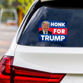Honk for Trump Sticker Vinyl Decal - Trump 2024, Donald Trump For President 2024, Take America Back Bumper Sticker Decal - 6