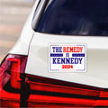 Kennedy 2024 Car Magnet, The Remedy Is Kennedy Election 2024 Magnet, Robert F. Kennedy Jr. For President 2024 Vehicle Magnet - 6
