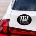 Stop Project 2025 Car Magnet, Vote Democrat 2024 Vehicle Magnet, 2024 President Election Bumper, Vote Blue Save Democracy Magnet, 6
