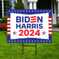 Biden 2024 Yard Sign, Coroplast Restore The Soul of America Sign, Election 2024 Lawn Sign Biden for President Yard Sign with Metal H-Stake