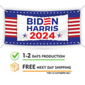 Joe Biden 2024 Banner Sign, 13 Oz Joe Biden For President 2024 Sign, Restore The Soul of America, Election Vinyl Banner With Metal Grommets