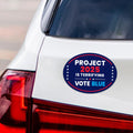 Stop Project 2025 Car Magnet, Vote Democrat 2024 Vehicle Magnet, 2024 President Election Bumper, Vote Blue Save Democracy Magnet, 6