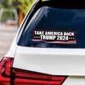 Trump 2024 Sticker Vinyl Decal - Trump 2024, Donald Trump For President 2024, Take America Back Bumper Sticker Decal - 10
