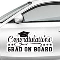 Congratulations Grad Car Magnet - Graduate on Board Vichele Magnet - Congratulations Grad on Board Decorate Your Car for Graduation