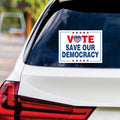 Vote Blue Save Democracy Sticker Vinyl Decal, Vote Democrat Vinyl Sticker, 2024 President Election, Vote Blue Bumper Sticker, 6