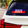 Jesus 2024 Sticker Vinyl Decal, Jesus 2024 Our Only Hope Bumper Sticker Decal - 10