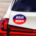 Jesus Christ 24 Only Jesus Can Save This Nation Car Magnet, Jesus 2024 Magnet, Jesus Our Only Hope , Jesus Vehicle Magnet - 6