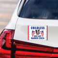 Kamala Harris 2024 Car Magnet, Harris For President Vehicle Magnet, Election 2024 Bumper Magnet, Childless Dog Ladies Magnet, 6