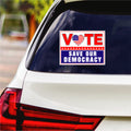 Vote Blue Save Democracy Sticker Vinyl Decal, Vote Democrat Vinyl Sticker, 2024 President Election, Vote Blue Bumper Sticker, 6