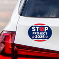 Stop Project 2025 Car Magnet, Vote Democrat 2024 Vehicle Magnet, 2024 President Election Bumper, Vote Blue Save Democracy Magnet, 6