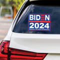 Joe Biden 2024 Sticker Vinyl Decal, Joe Biden For President, Election 2024 Sticker, Restore The Soul of America Bumper Sticker - 6