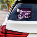 Childless Cat Lady Sticker Vinyl Decal, Harris For President 2024 Vinyl Sticker, Election 2024 Skeleton Halloween Bumper Sticker - 6