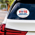 Vote Blue Save Democracy Sticker Vinyl Decal, Vote Democrat Vinyl Sticker, 2024 President Election, Vote Blue Bumper Sticker, 6