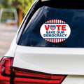 Vote Blue Save Democracy Sticker Vinyl Decal, Vote Democrat Vinyl Sticker, 2024 President Election, Vote Blue Bumper Sticker, 6