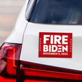 Fire Biden 2024 Car Magnet, Anti Biden Vehicle Magnet, 2024 President Election Bumper, Fire Biden Magnet, 6