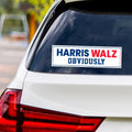 Harris Walz Obviously Sticker Vinyl Decal, Harris For President 2024 Vinyl Sticker, Childless Cat Ladies Bumper Sticker - 10