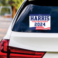 Kamala Harris 2024 Sticker Vinyl Decal, Harris For President 2024 Vinyl Sticker, Madam President, Election Harris Bumper Sticker - 6
