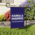 Harris Walz Freedom 2024 Garden Flag - 12x18 Inch Double Sided, For Our Daughters Flag, Kamala Harris For President, Madam President Flag