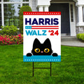 Harris Walz 2024 Obviously Yard Sign - Coroplast Harris For President 2024 Lawn Sign, Truth Hope Decency Election Signs with Metal H-Stake