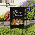 Christmas Garden Flag - 12x18 Inch Double Sided, Christmas Tree Flag, Holiday Flag, Winter Flag, Xmas Tree, Merry Christmas Welcome Flag