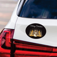 Christmas Car Magnet, Christmas Tree Vehicle Magnet, Holiday Magnet, Winter, Snowman, Xmas Tree Magnet, Merry Christmas Magnet, 6" x 4.5"