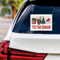 Tis The Season Vinyl Decal, Christmas Vinyl Sticker, Holiday, Winter Sticker, Xmas Tree Sticker, Merry Christmas Bumper Sticker - 6
