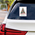 All Booked For Christmas Vinyl Decal, Christmas Book Tree Sticker, Holiday, Winter, Xmas Tree, Merry Christmas Bumper Sticker - 6