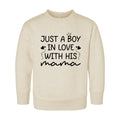 Just a Boy in Love with His Mama Baby Bodysuit, Baby Shirt, Toddler Sweatshirt - Mother's Day Gift, Cute Gift for Mom from Baby Boy