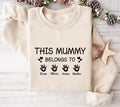 This Mummy Belongs Sweatshirt