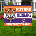 Personalized Future Student Graduation Yard Sign 2025, Mascot Sign, Custom Graduate School College University Yard Sign with Metal H-Stake