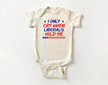 I Only Cry When Liberals Hold Me Baby Bodysuit, Baby Shirt, Toddler Sweatshirt - Funny Republican Outfit, Trendy Conservative Baby Gift