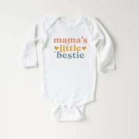 Mommy’s Little Bestie Toddler Sweatshirt, Baby Shirt, Baby Bodysuit - Cute Minimalist Mother’s Day Outfit, Baby Gift for Mom from Newborn