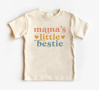 Mommy’s Little Bestie Toddler Sweatshirt, Baby Shirt, Baby Bodysuit - Cute Minimalist Mother’s Day Outfit, Baby Gift for Mom from Newborn