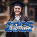 Personalized 2025 Graduation Sign, PVC Custom Name Senior Graduation Party Prop Sign, High School College University School Graduation Gift