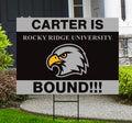 Personalized College Bound Yard Sign, College Logo Sign, Custom Graduate College University Bound Yard Sign with Metal H-Stake