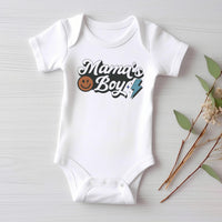 Mama’s Boy Onesie, Baby Bodysuit, Baby Shirt, Toddler Sweatshirt - Cute Boys Retro Outfit, Vintage Mama's Boy Baby Gift, Trendy Baby Clothes