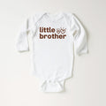 Little Brother Onesie, Baby Bodysuit, Baby Shirt, Toddler Sweatshirt, Retro Lil Brother Outfit, Sibling Gift, New Baby Announcement Clothes