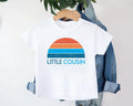 Retro Little Cousin Onesie, Baby Bodysuit, Baby Shirt, Toddler Sweatshirt, Boys Cousin Outfit, Vintage Family Gift, Matching Baby Clothes