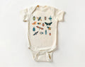 Retro Bugs Onesie, Baby Bodysuit, Baby Shirt, Toddler Sweatshirt - Vintage Entomologist Outfit, Insect Baby Gift, Nature-Loving Baby Clothes