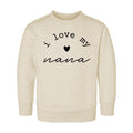 I Love My Nana Onesie, Baby Bodysuit, Baby Shirt, Toddler Sweatshirt - Minimalist I Love Grandma Outfit, Cute Baby Gift for Nana & Grandma