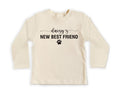 Dog’s Best Friend Onesie, Baby Bodysuit, Baby Shirt, Toddler Sweatshirt - New Baby Personalized Outfit, Custom Gift for Pet Loving Families