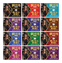 Personalized Graduation Yard Sign 2025 with Photo - Grad Sign, Class of 2025, Custom Graduation 2025 Yard Sign with Metal H-Stake