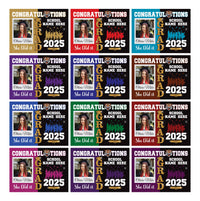 Personalized Graduation Yard Sign 2025 with Photo, Custom College Logo Sign, Class of 2025, Custom Graduation Yard Sign with Metal H-Stake