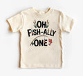 Oh Fish-Ally One Baby Shirt, Onesie, Baby Bodysuit, Toddler Sweatshirt - Vintage First Birthday Outfit, Cute One Year Old Fishing Party Gift